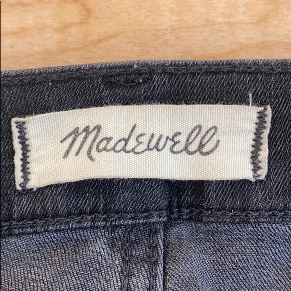 Madewell 10” High Rise Skinny Jean Berkeley Black - Picture 3 of 5